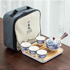 Conjunto de Chá 360° de Porcelana Gong Fu 150ml