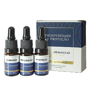Kit Floral Rescue Prosperidade e Proteção - Alkhemylab