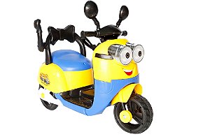 Moto Elétrica Infantil Minions