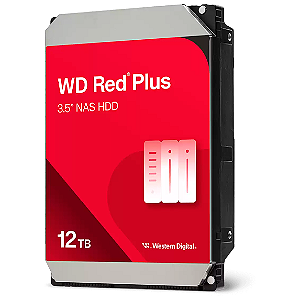 HD 12TB SATA WD Red Plus WD120EFBX com 256MB de cache