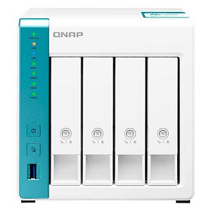 TS-431K Qnap - Storage NAS 4 baias SATA ideal para backup de arquivos