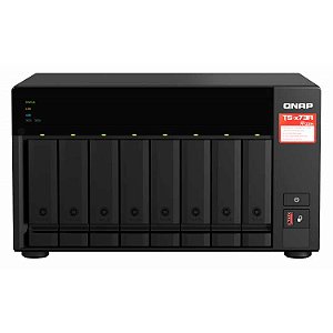 TS-873A Qnap - NAS 8 baias hot-swappable, Quad Core e 2,5GbE