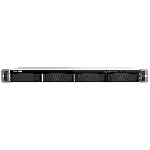TS-433eU Qnap - Storage NAS Rack 1U 4 baias SATA com 2 portas de rede 2,5GbE