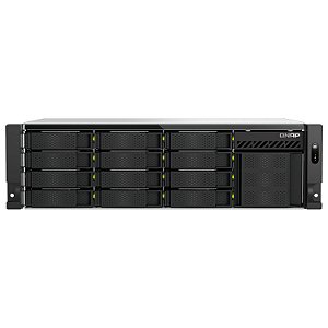 TS-h1655XeU-RP Qnap - Storage NAS rackmount 3U 12 baias SATA