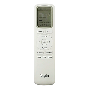 CONTROLE REMOTO SPLIT ELGIN INVERTER ECO DREAM 9 À 36.000 BTUS - KKG36A-C12 - HIFI/QI