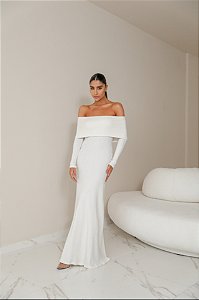 Vestido Malha Ombro a Ombro Rafaella
