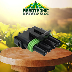 CONECTOR DELPHI MACHO 4 VIAS