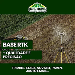 BASE RTK COMPLETA 2W (6km) PARA TRIMBLE, AG LEADER, RAVEN, HEXAGON, NOVATEL, CNH