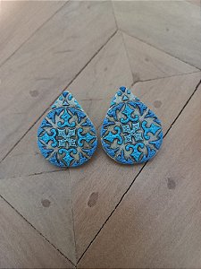 Brinco Mandala Gota Bojuda Pequeno