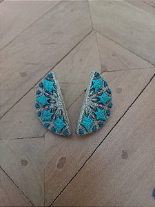 Brinco Mandala Metade Médio