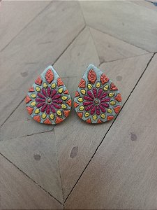 Brinco Mandala Gota  Bojuda  Pequeno