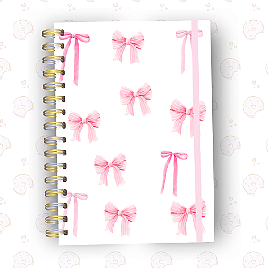 Caderno Laços Sofié | A5 ou Colegial | Fixo ou Reposicionável