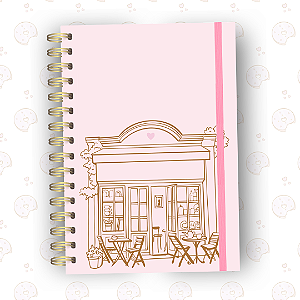 Caderno Amélie | A5 ou Colegial | Fixo ou Reposicionável