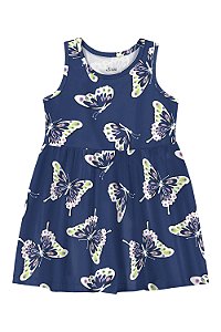 Vestido infantil borboletas Elian
