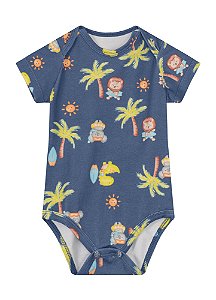 Body Cotton Masculino Safari na Praia Brandili