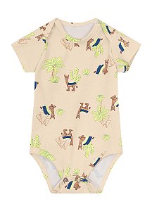 Body Cotton Masculino Estampa Deserto Brandili