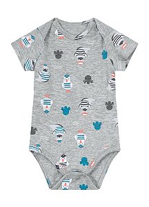 Body Cotton Masculino Animais na Praia Brandili