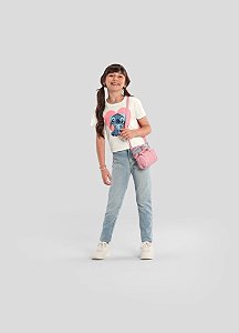 Blusa Infantil Feminina Cropped Stitch Brandili