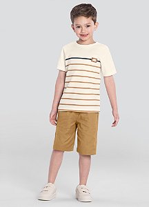 Camiseta Infantil Masculina Brandili Mundi