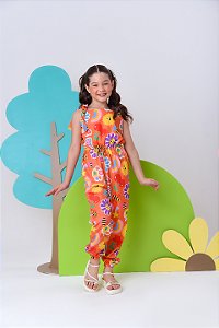 Macacão Infantil Feminino Fashion Doce Mel