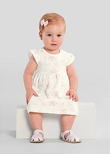 Vestido bebê menina floral Brandili Baby