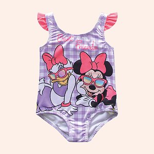 Maio Infantil Menina Minnie Mouse Lilas Fakini