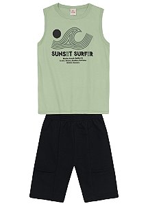 Conjunto infantil menino de surf Brandili