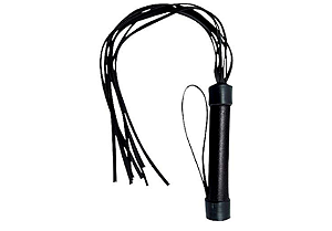 Chicote Preto 8 Tiras