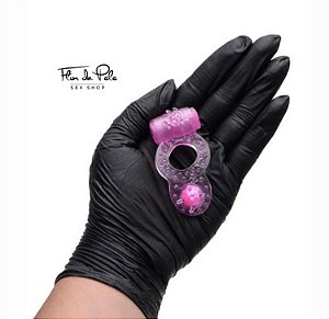 Anel Peniano Com Vibrador E Estimulador De Clítoris + brinde