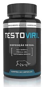 Suplemento Alimentar Masculino TestoViril Para Virilidade E Desempenho