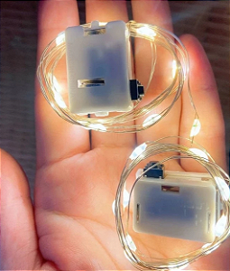 Fio LED 2 metros Luz de Fada Pisca para decoração dia dos namoradoS surpresa