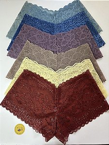 Calcinha Caleçon Sexy Renda