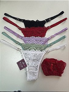 Calcinha Coração Renda