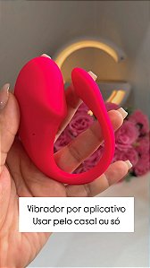 Duo vibrador de casal por app celular - controle as vibrações nela