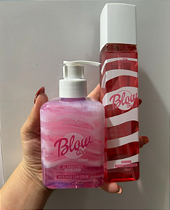 Kit Blow Beijos Body Splash +  Mix de Gel e Creme Beijável Para Virílha