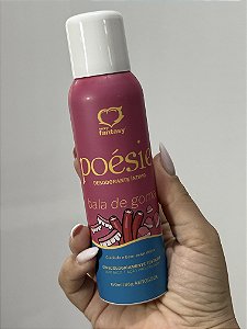 DESODORANTE POESIE BALA DE GOMA AEROSOL JATO SECO