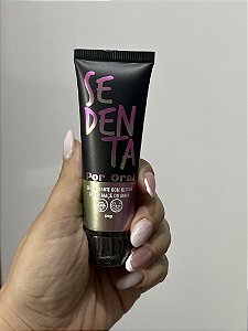 Sedenta por oral Maçã do Amor Gel com glitter e leve vibração para oral e penetração