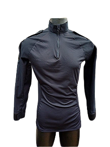 COMBAT SHIRT MANGA LONGA - GCM AZUL MARINHO NOITE