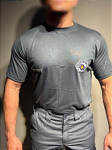 CAMISA CINZA OPERACIONAL - MICRO BORDADO DA PM