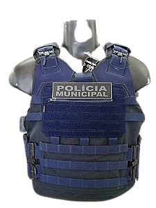 KIT EMBORRACHADO POLÍCIA MUNICIPAL | FRENTE E COSTAS