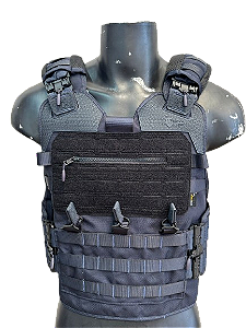 CAPA DE COLETE MODULAR - VELCRO PRETO | POLIAMIDA CORDURA 1000