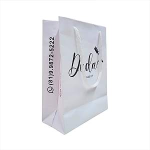 Sacolas Personalizadas de Papel 15x22x7cm - Linha 1 Cor