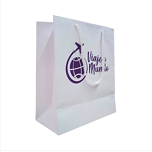 Sacolas Personalizadas de Papel 18,5x22x9cm - Linha 1 COR