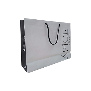Sacolas Personalizadas de Papel M 33,5x25x9cm  - Linha 1 COR