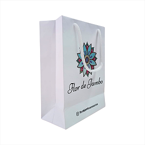 Sacolas Personalizadas de Papel 15x22x7cm - Linha Colorida