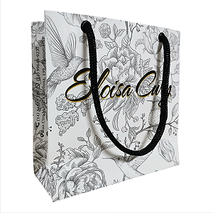 Sacolas Personalizadas de Papel 15x15x6cm - Linha Cartão até 2 cores