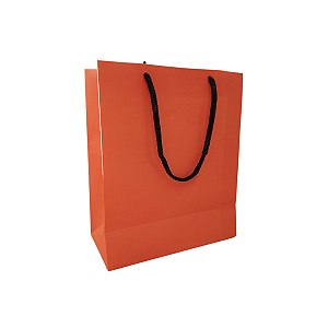 20 Sacolas Basica Laranja P – 18,5LX22AX9Fcm
