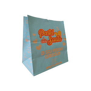 Sacolas de Papel Kraft para Delivery - 31x32,5x8,5cm