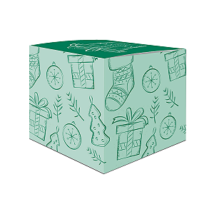 Caixas de Canecas para o Natal C/250 - 10x10x10cm