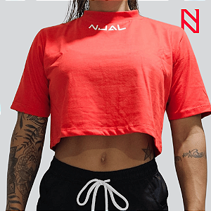 Croped Oversized Vermelho